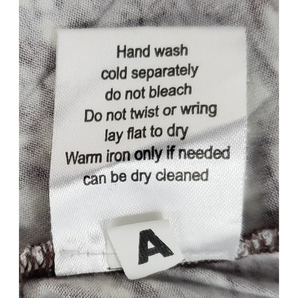 CAbi #967 Cobblestone Print Ruched Sleeveless Tank/Top ~ Size Medium - Picture 8 of 8